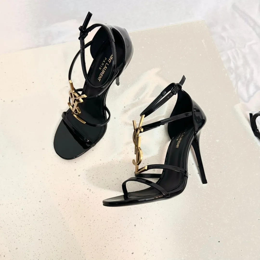 👟👟Ex-factory price 520👟👟Correct version✅Highest version YSL (Full-body customization Z👟👟Ex-factory price color) Upper: Customized imported patent leather Lining: Imported sheepskin Sole: Imported genuine leather outsole Color: Black with gold buckle, black with black buckle Heel height: 10cm Size: 35-39 (40 and 41 can be customized and are not returnable)